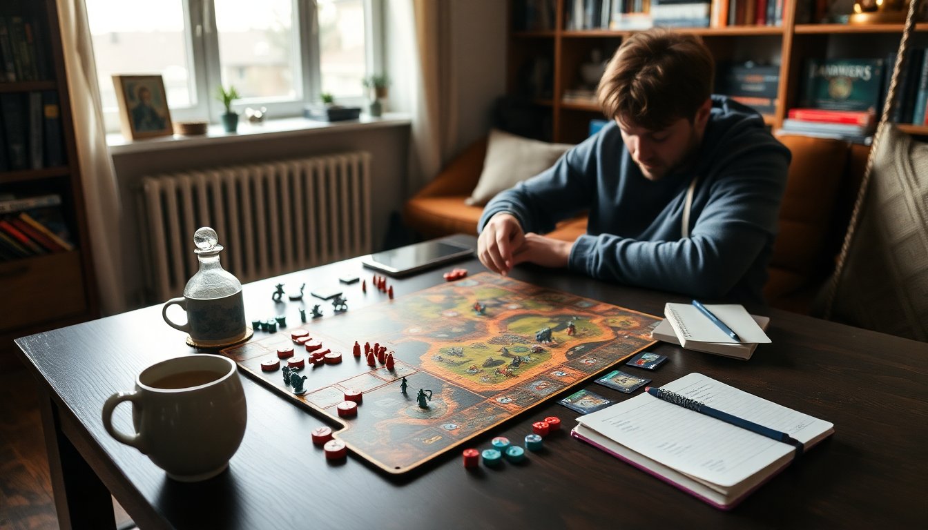 Guida Definitiva ai Migliori Giochi da Tavolo da Giocare in Solitario