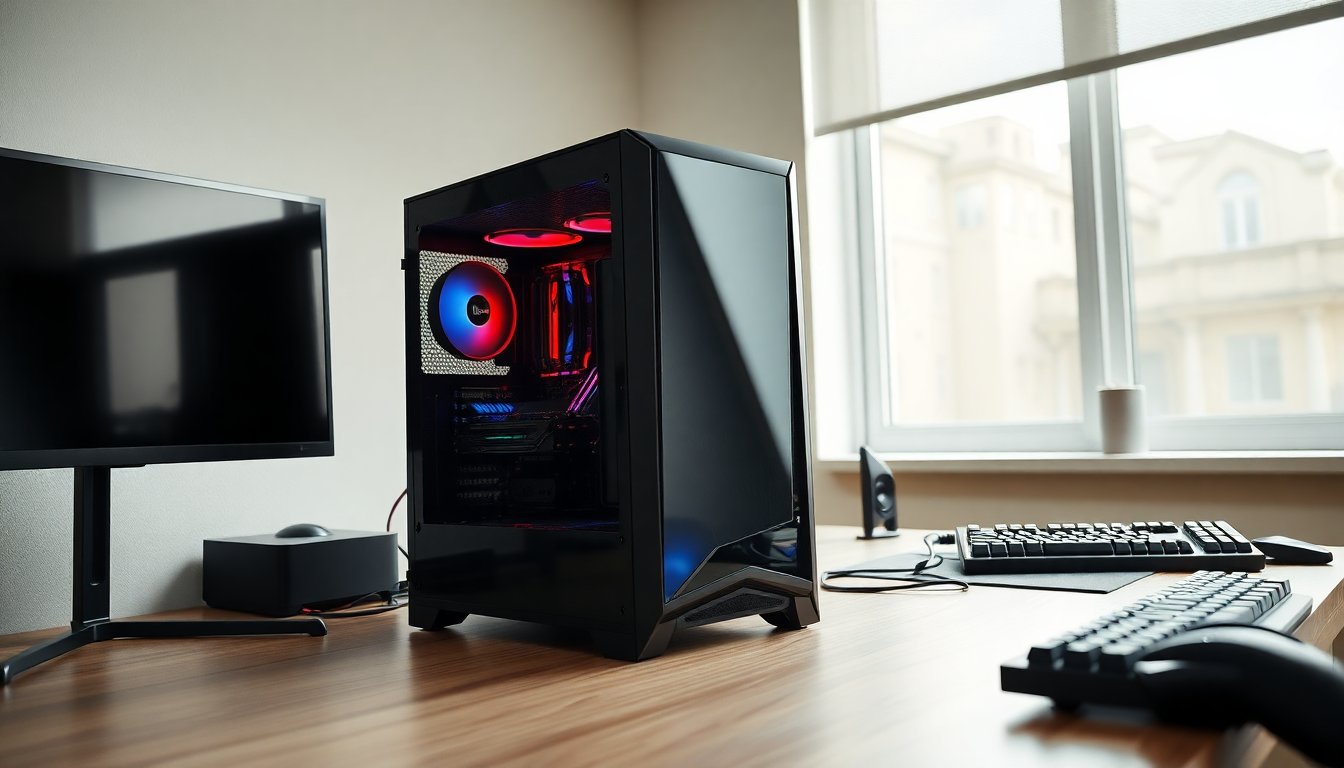 Pc gaming Gladio V5 Prime con Ryzen 5 9600X e RX 9060 XT