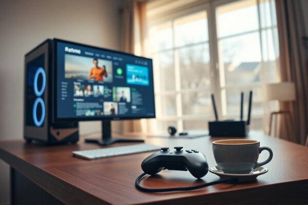 Game streaming domestico senza abbonamenti: guida completa a rete, codec, bitrate e controller