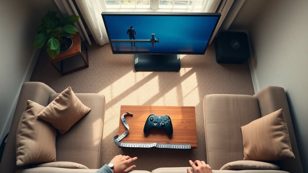Ergonomia per il gaming da divano: postura, distanze e VESA