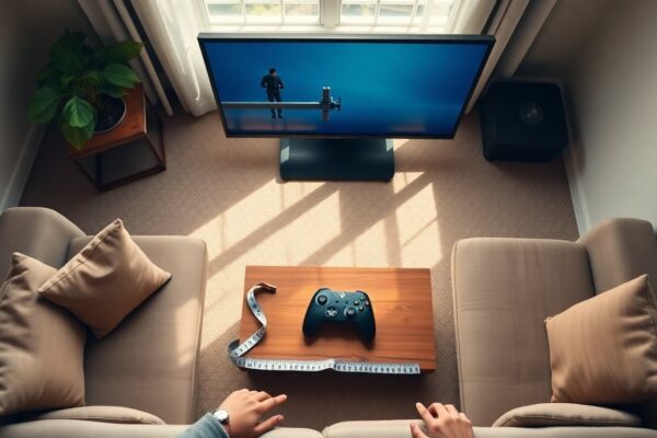 Ergonomia per il gaming da divano: postura, distanze e VESA