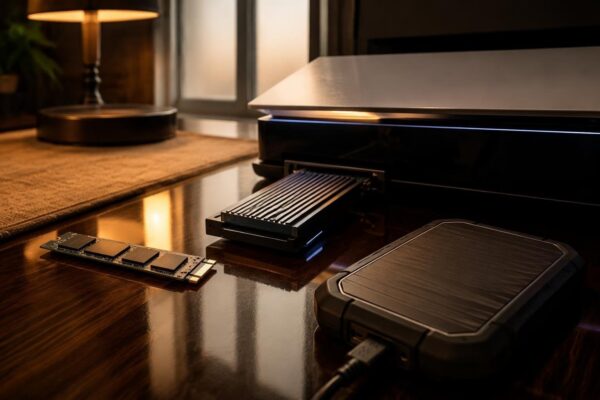 Memoria su console: SSD NVMe interni, schede e dischi esterni