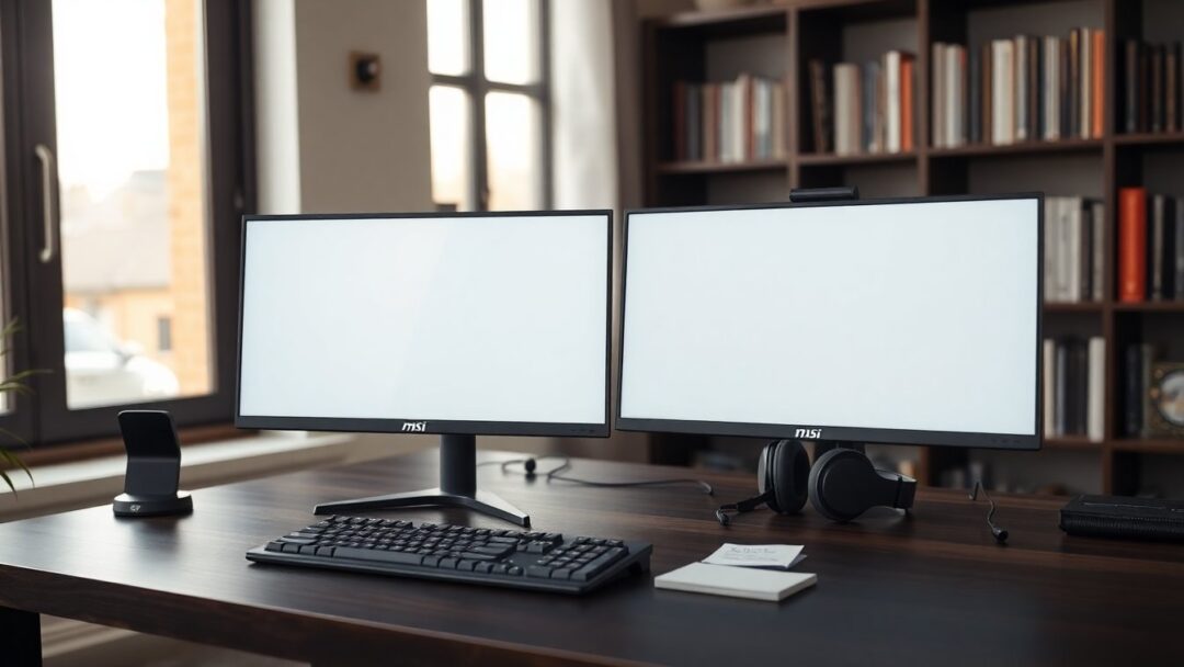 Monitor MSI a 144Hz: fluidità professionale e versatilità per l'ufficio e il tempo libero