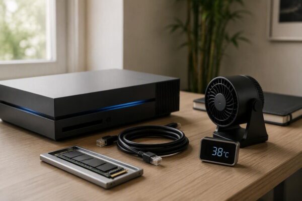 Come ottimizzare console next-gen: rete stabile, SSD compatibili e raffreddamento sicuro