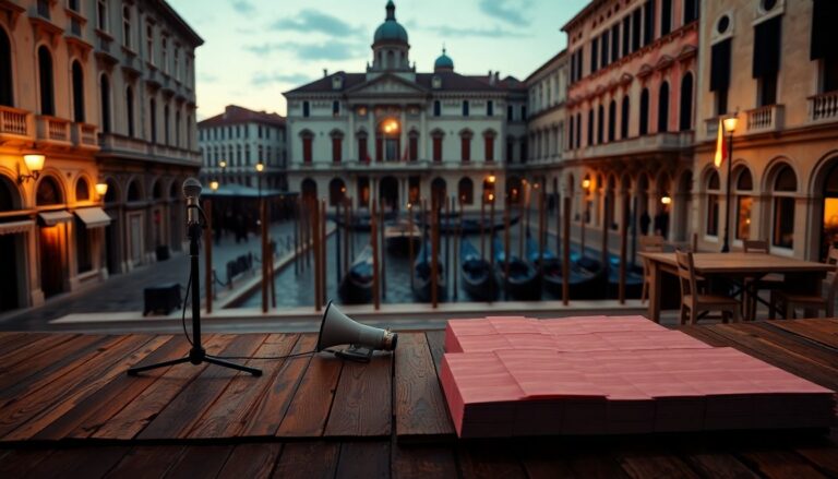 Scontri di programma e sostenitori: la chiusura delle campagne a Venezia