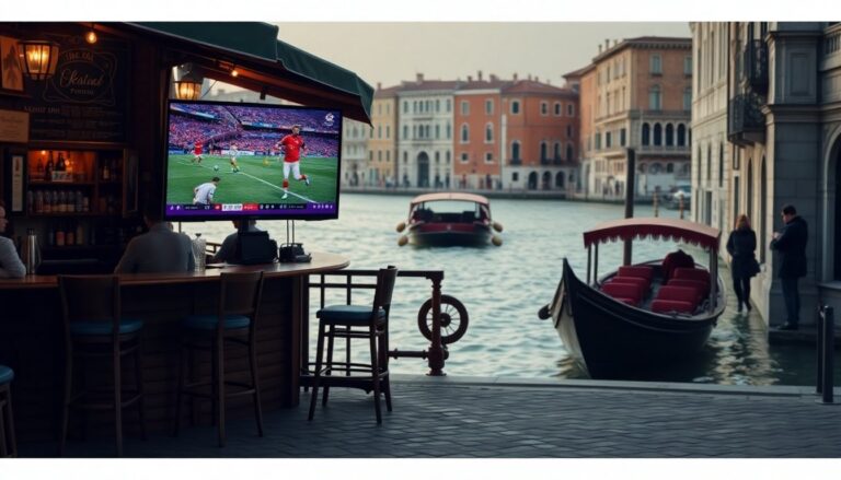 Dove vedere sport a Venezia: bar, maxischermi e vaporetti