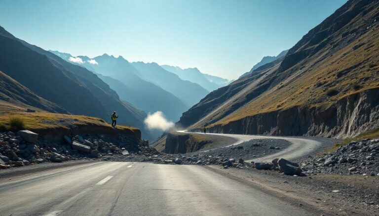 Intervento dei vigili del fuoco a Cortina per la frana sulla regionale 48 al km 109,500