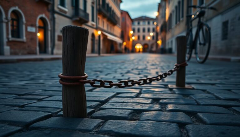 Paletti improvvisati a Chioggia in Riva Vena sud: il sindaco segnala manomissione del suolo pubblico