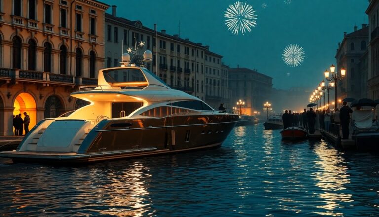 Proteste a Venezia per il Boardwalk di Tilman J. Fertitta durante il Redentore