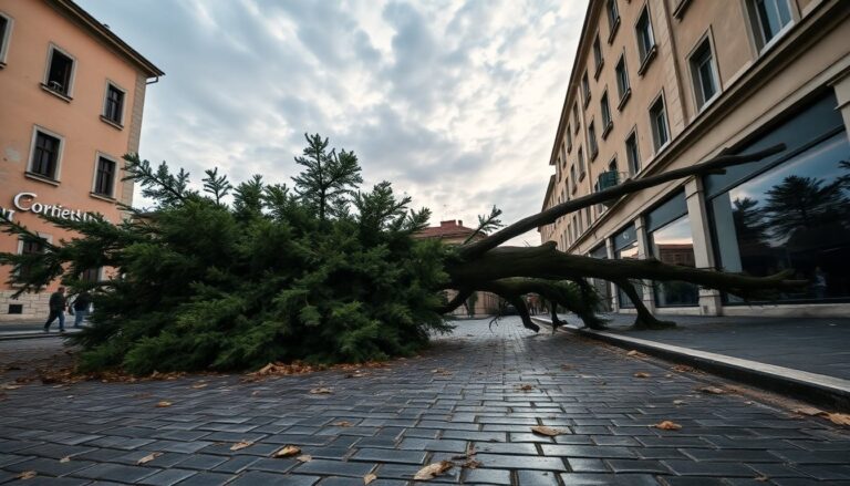 Maltempo a Chioggia: raffiche a 90 km/h devastano la città