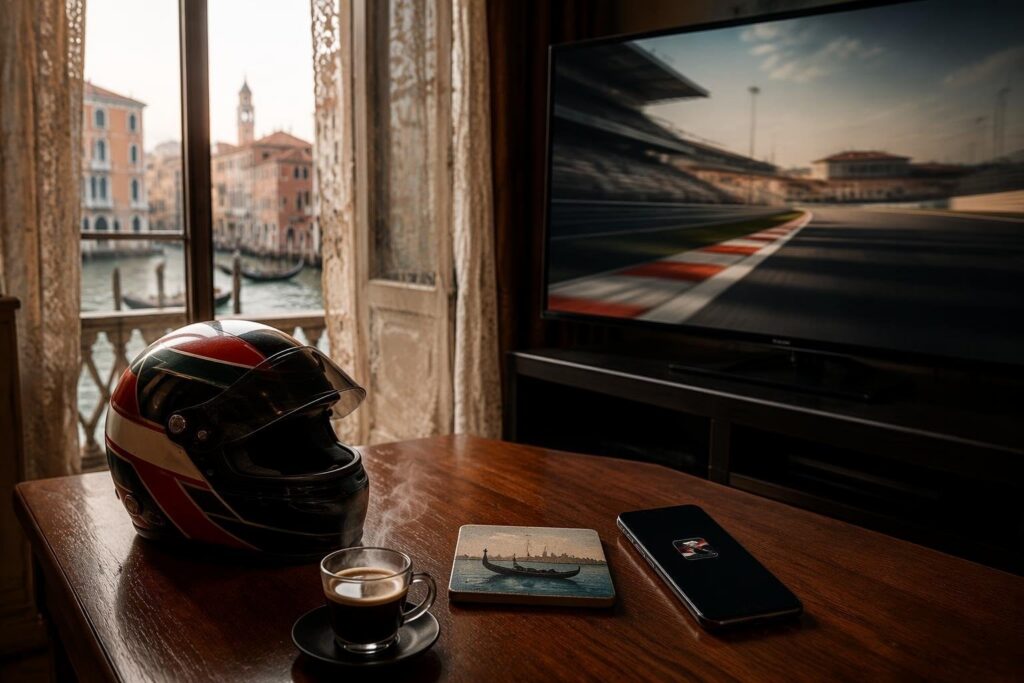 Venezia e F1: come configurare TV, streaming e mobile