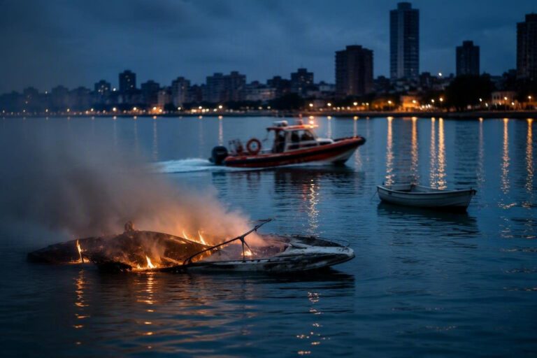 Domenica 9 agosto: incendio in laguna veneta, quattro persone si gettano in acqua