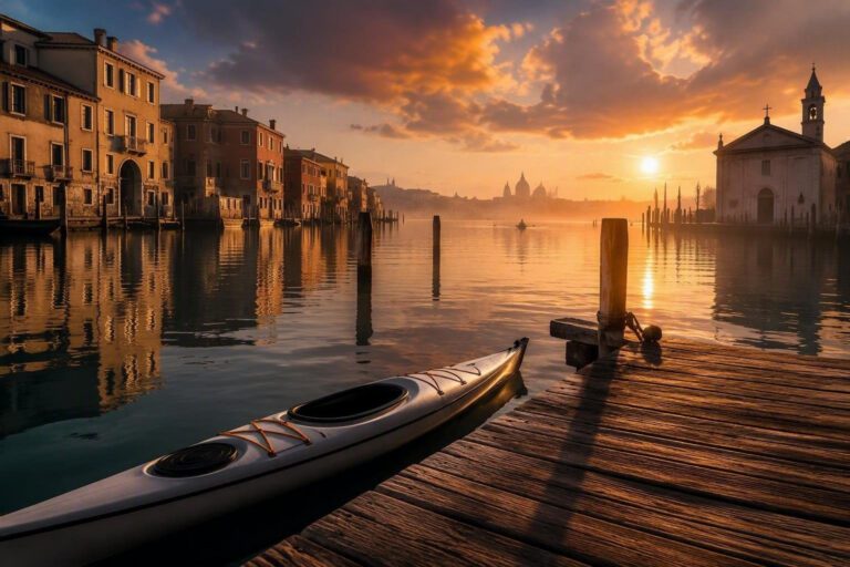 Escursione notturna in kayak a Chioggia: la magia della Lucciolata