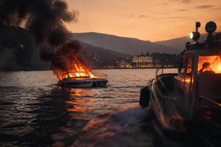 Incendio sul lago del Duro: cinque persone trasportate all’ospedale di Padova