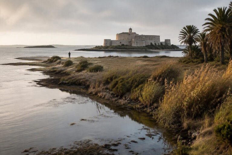Isola privata nella laguna di Venezia con fortino storico in vendita