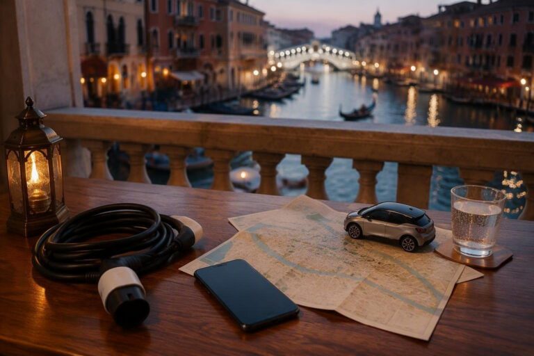 Auto elettrica a Venezia: dove ricaricare e come muoversi tra centro storico e terraferma