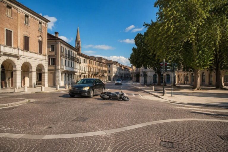 Due sinistri nel centro di Concordia Sagittaria con biciclista e motociclisti coinvolti