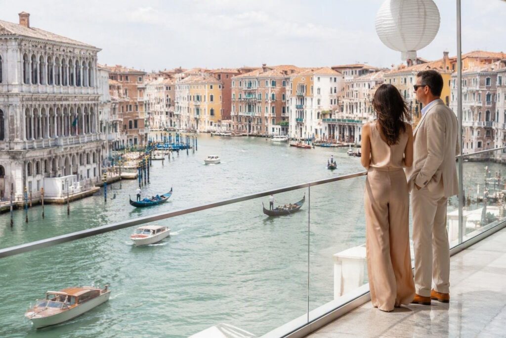 George Clooney riceve il Leone d’Oro alla carriera: l’arrivo a Venezia con Amal