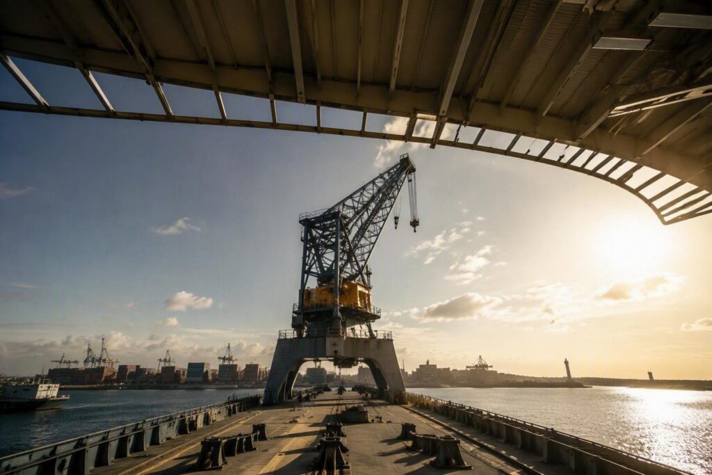 Goliath: le nuove gru da 82 metri per Fincantieri a Panzano