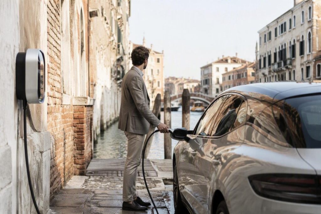 Guida EV a Venezia: colonnine, ZTL, parcheggi e tariffe