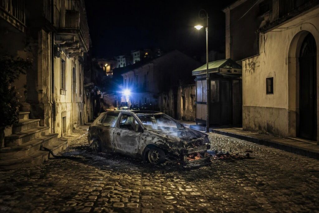Incendio distrugge auto a San Nicola Arcella, ipotesi di gesto doloso