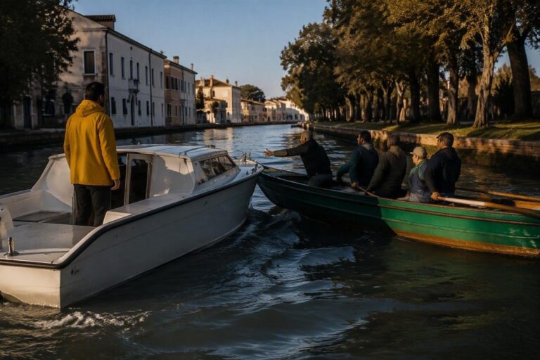 Incidente nautico a Venezia: giovane in rianimazione dopo collisione nel canale di Tessera