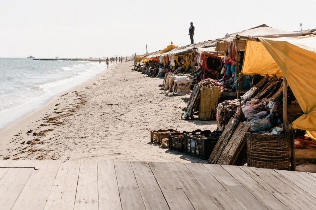 Sottomarina: la spiaggia tra venditori abusivi e turisti