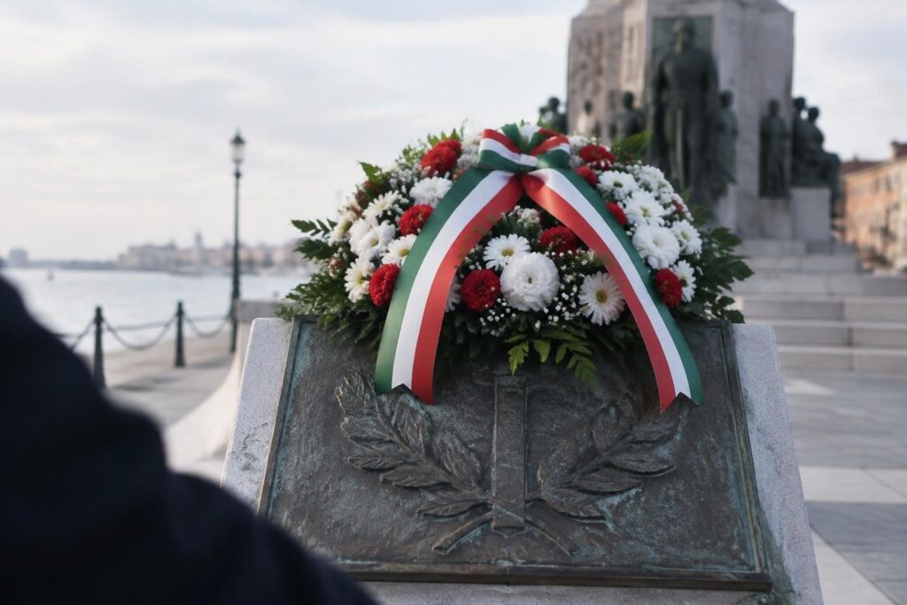 Cerimonia del centenario del Monumento ai Caduti a Chioggia, 4 novembre