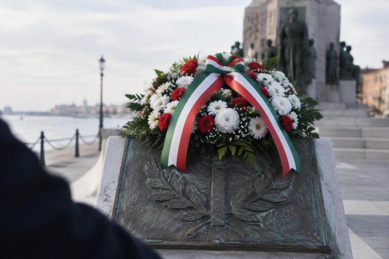 Cerimonia del centenario del Monumento ai Caduti a Chioggia, 4 novembre