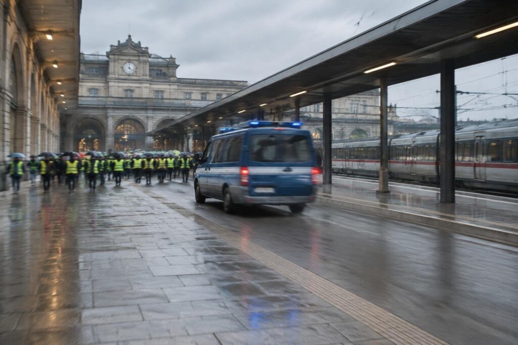 Occupazione della stazione di Padova fermata dalla polizia