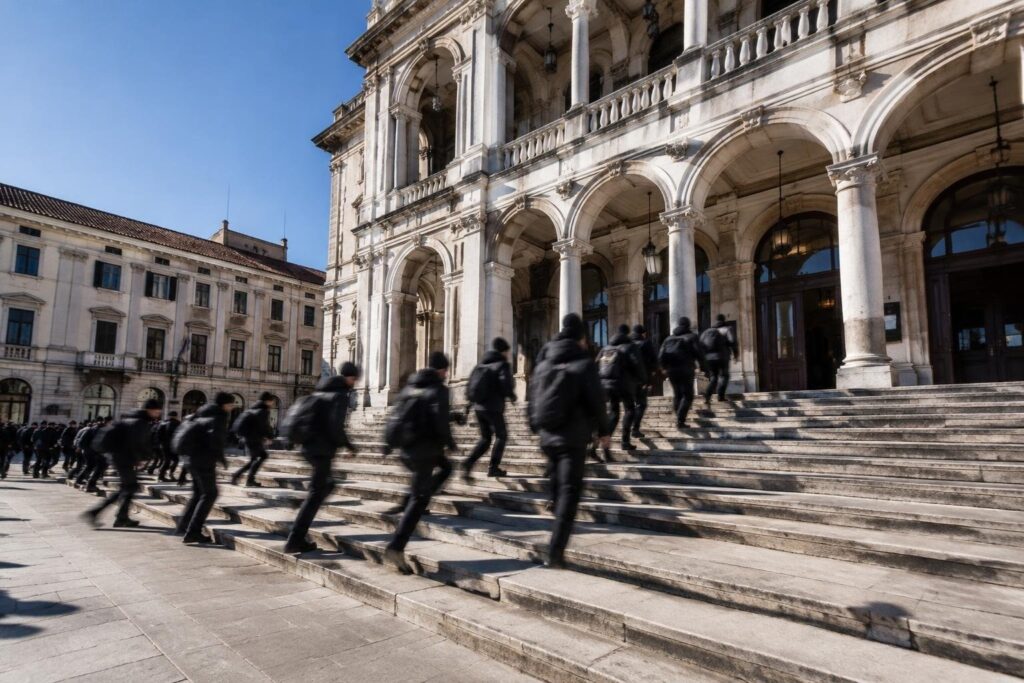 Presidi a Padova contro l’offerta salariale dei teatri