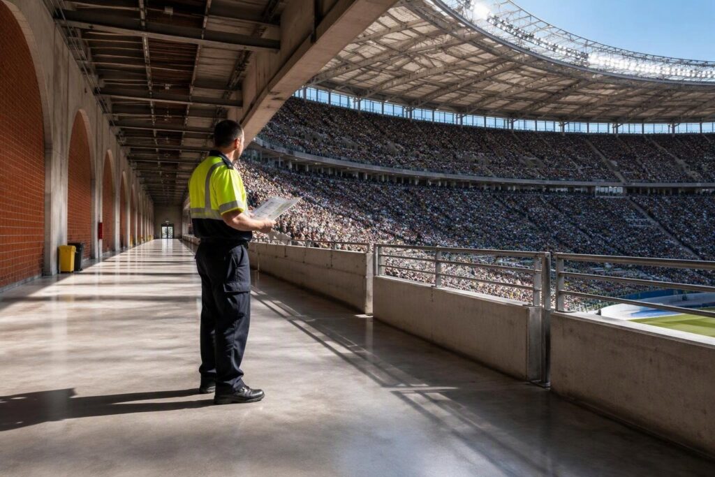 Steward, esodo e controlli: l’architettura della sicurezza