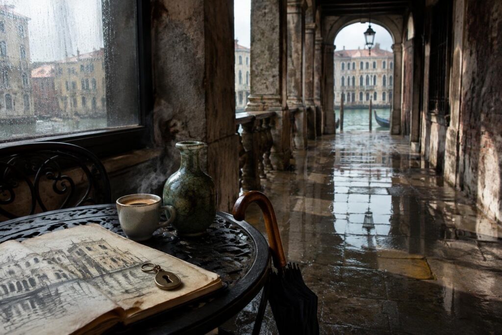 Venezia sotto la pioggia: musei, palazzi e bacari vicini
