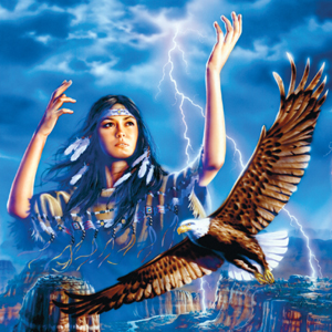 NATIVE AMERICAN CARD 3