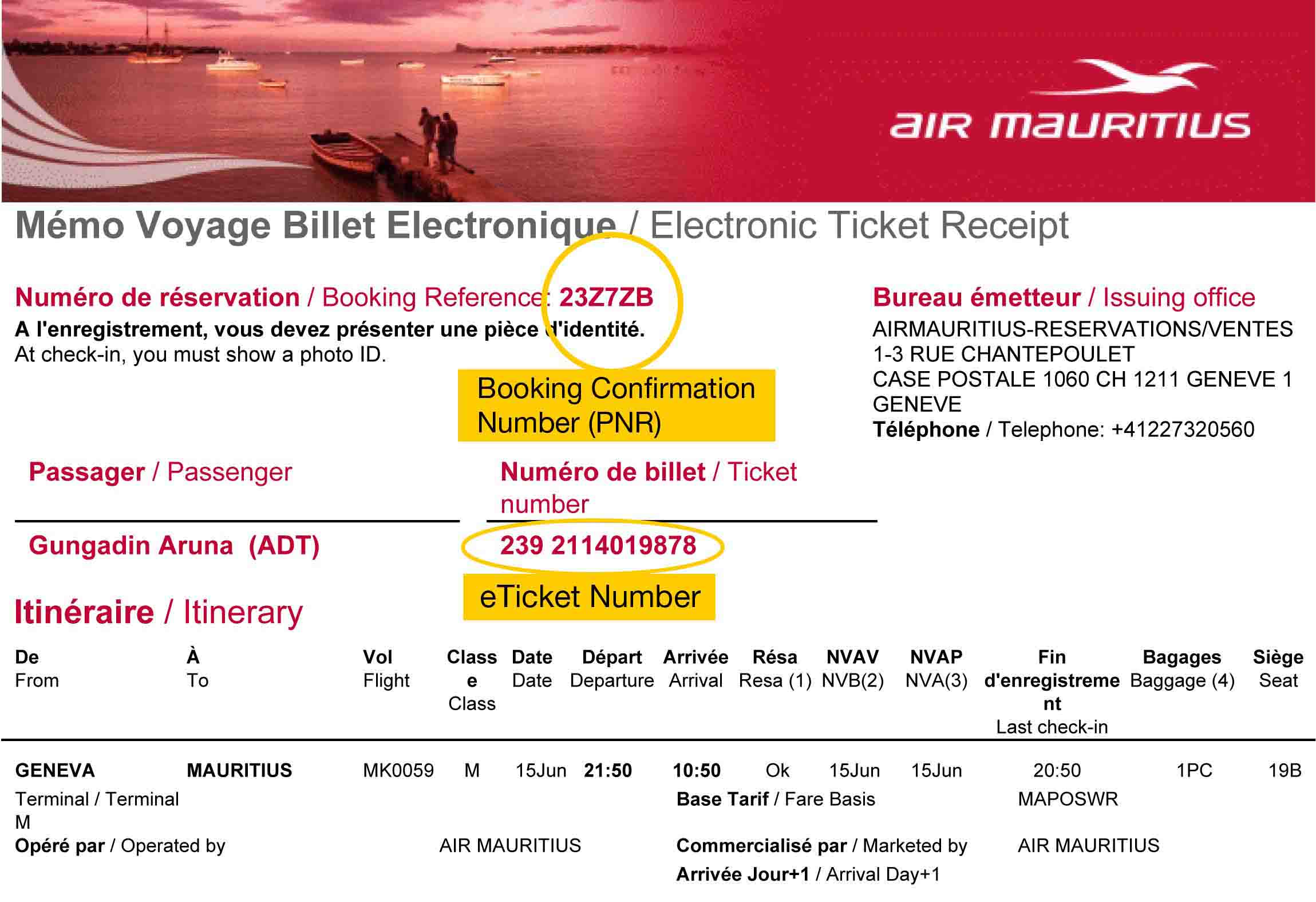 eticket