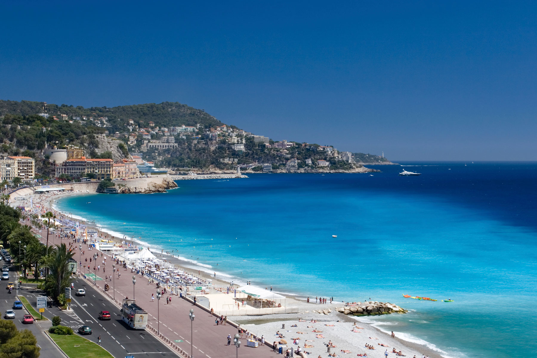 frankreich nizza strand promenade