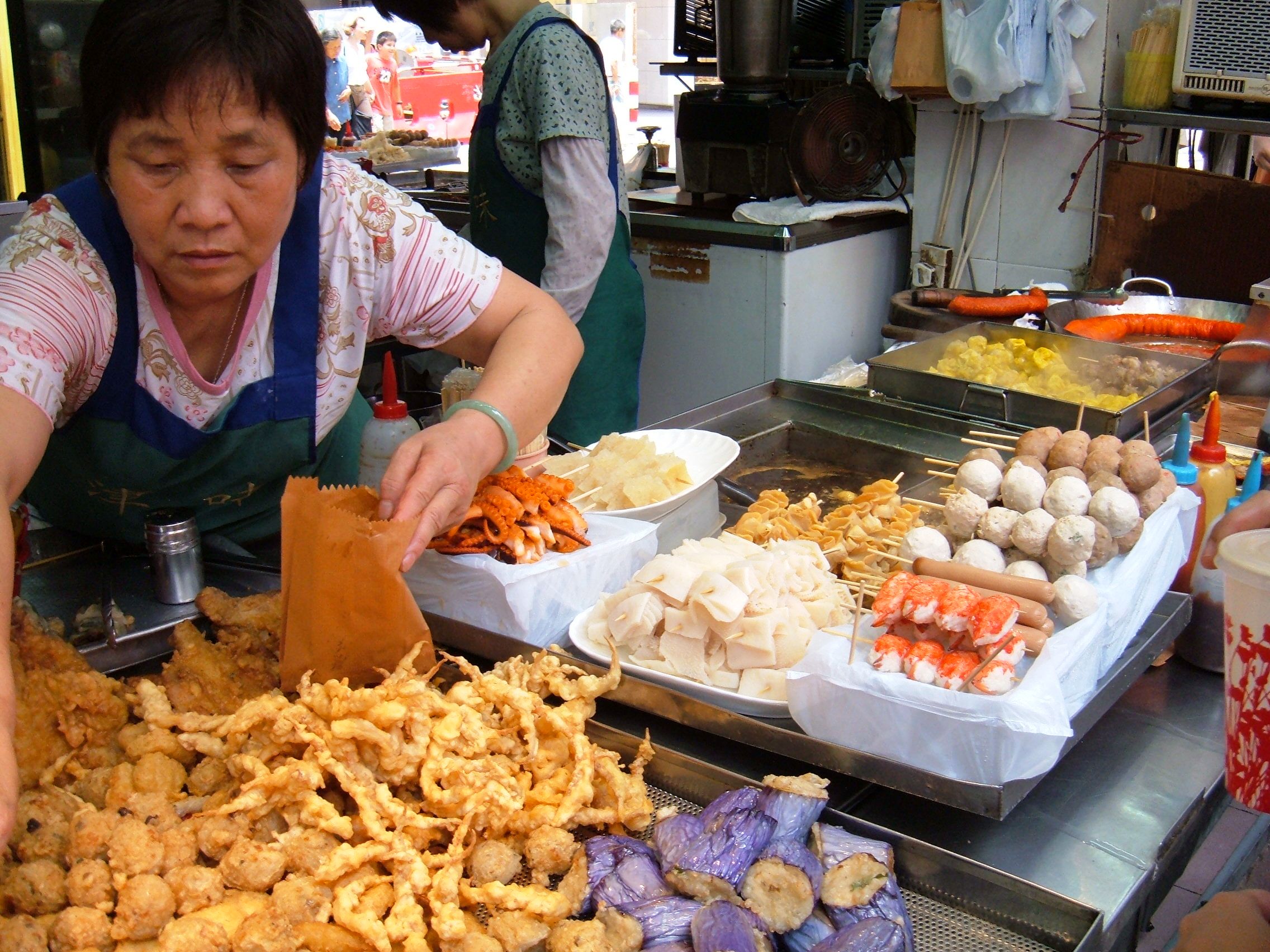 Street food in Causeway Bay