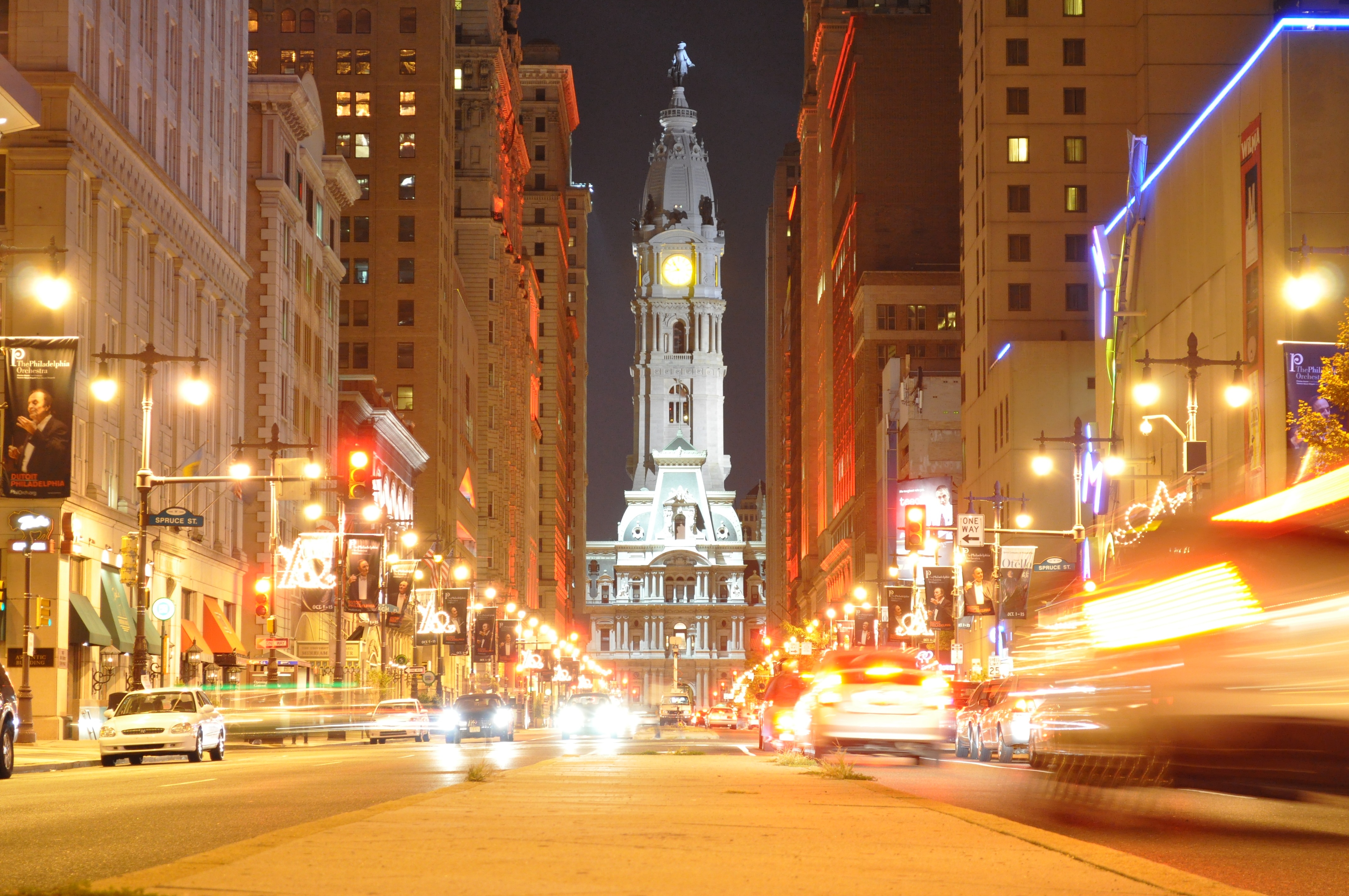 broad street at night t