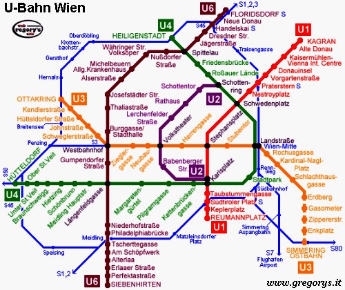 Linee metro Vienna