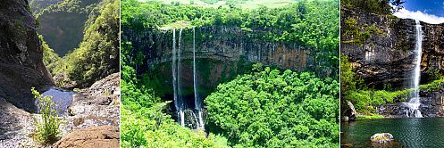 Mauritius Tamarin waterfalls hiking trekking