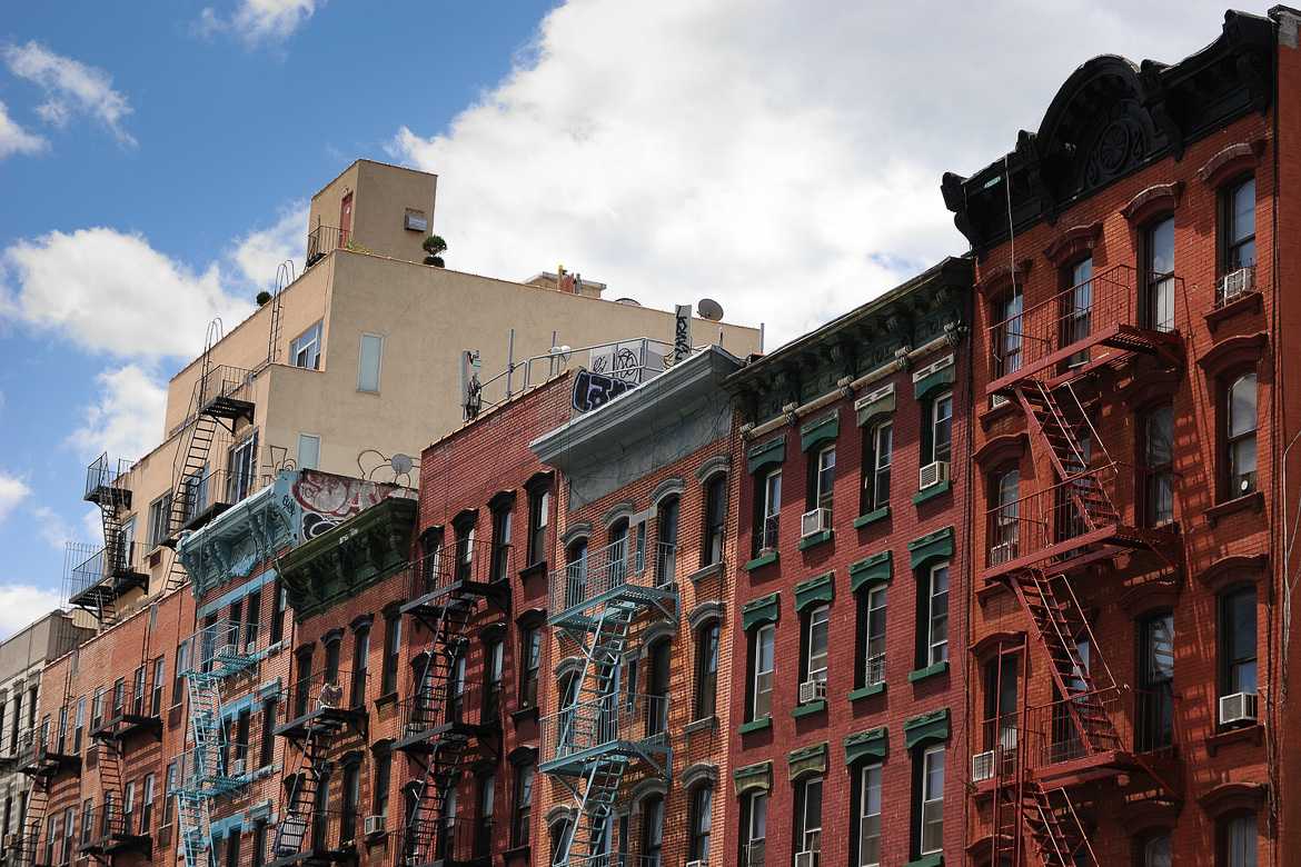 lower east side manhattan new york complesso di appartamenti a schiera