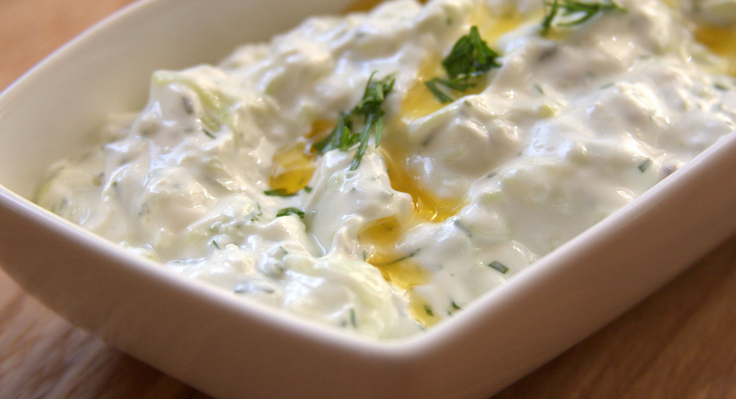 tzaziki ricetta greca vegetariana