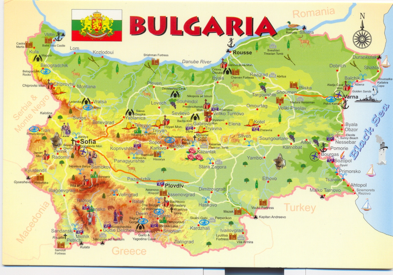 Bulgaria Map