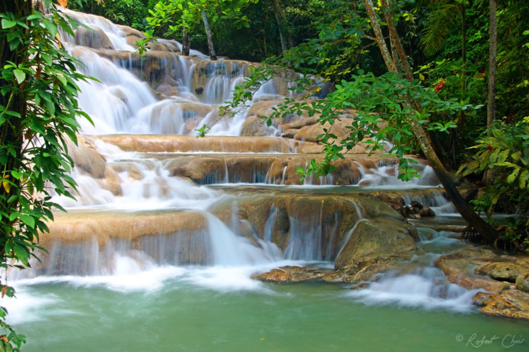 Dunns River Falls water