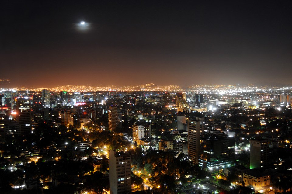 citta messico night