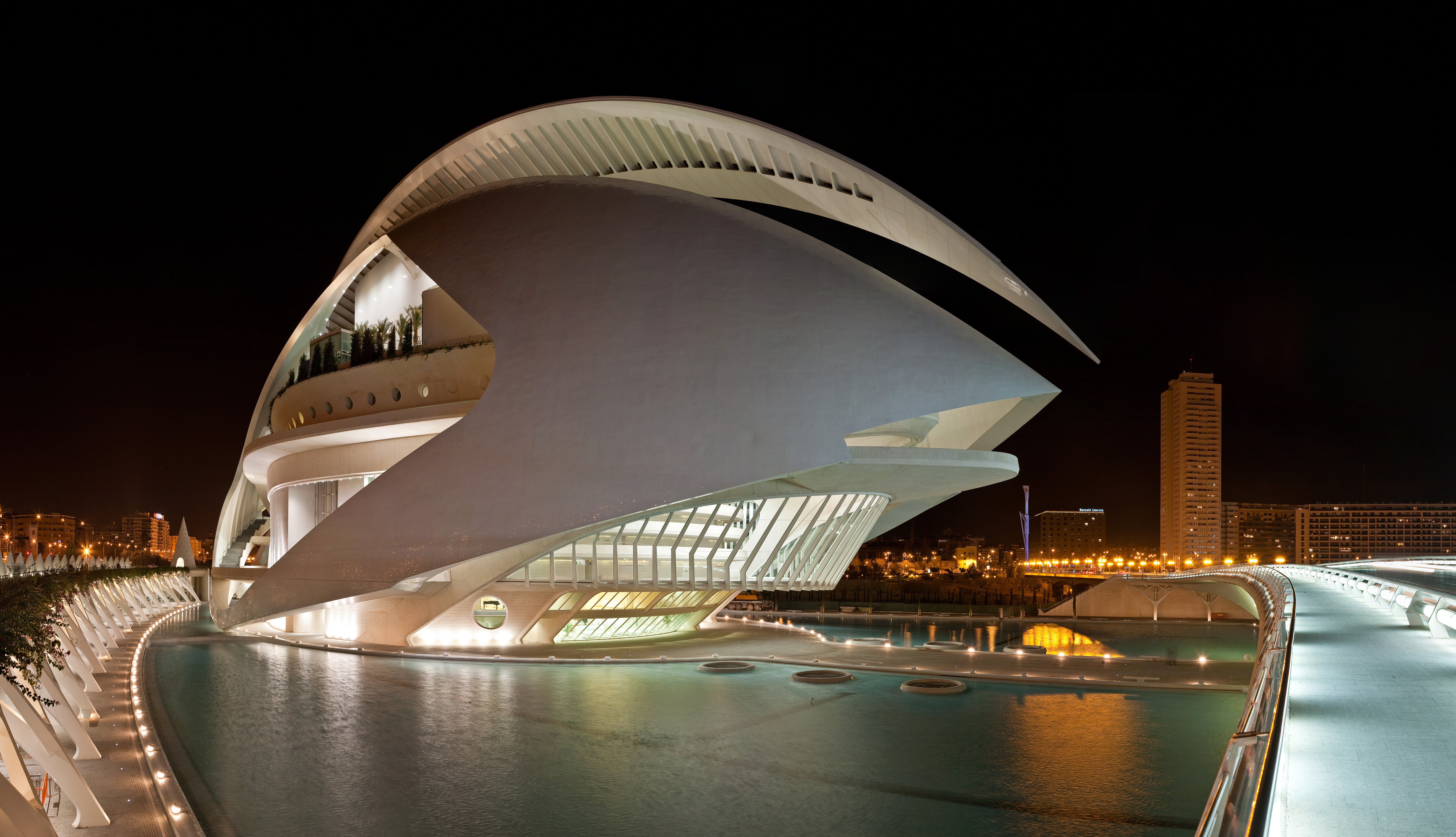 El Palau de les Arts Reina Sofía Valencia Jan 2007