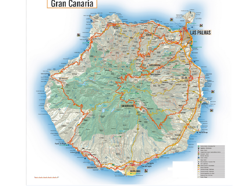 Gran Canaria cartina 18ugw9e5