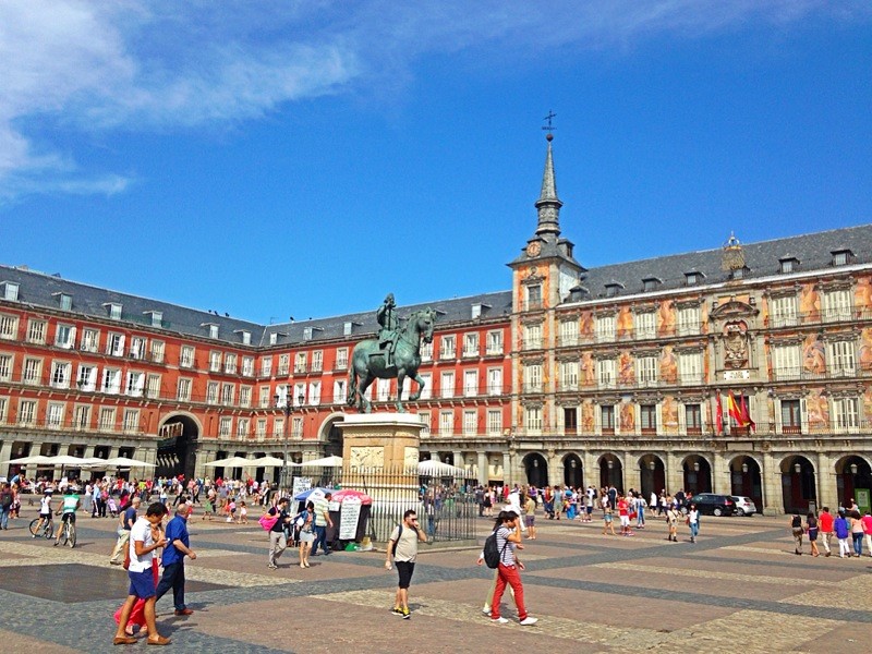 Spagna Madrid Plaza Mayor