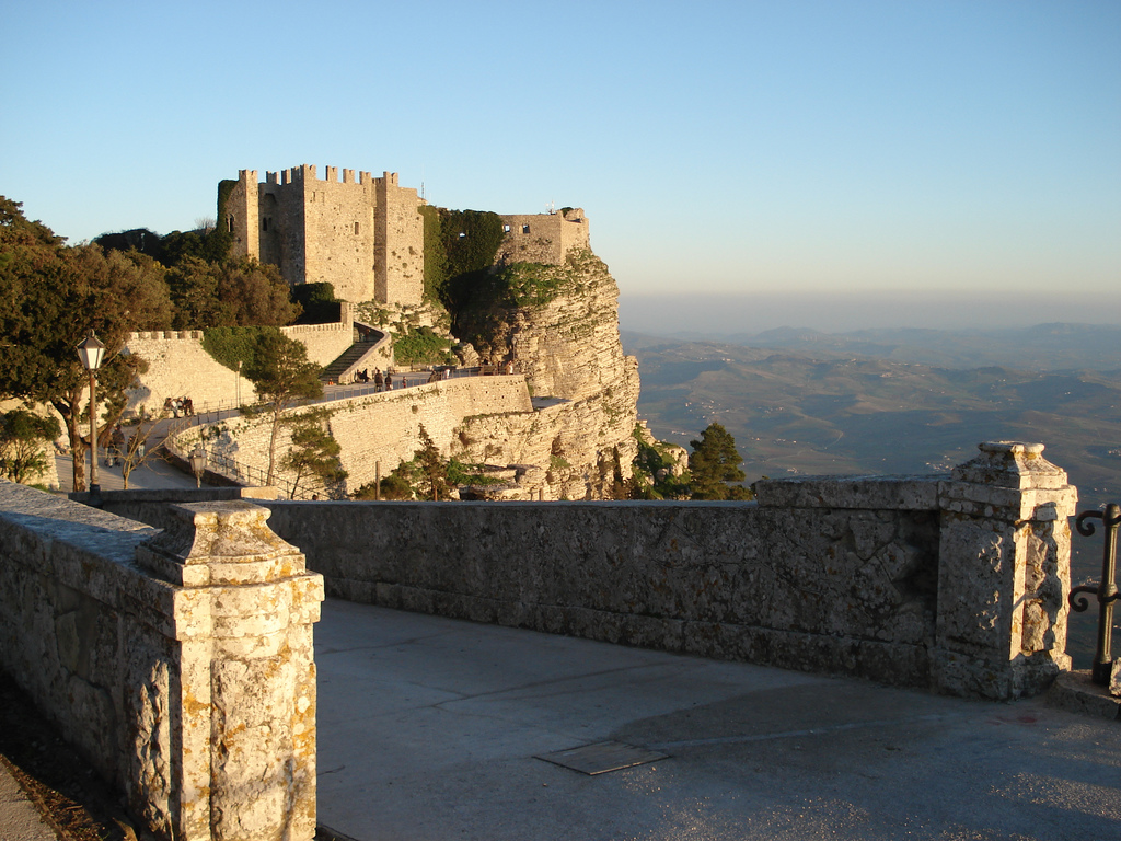 Arrivare al Castello di Venere a Erice