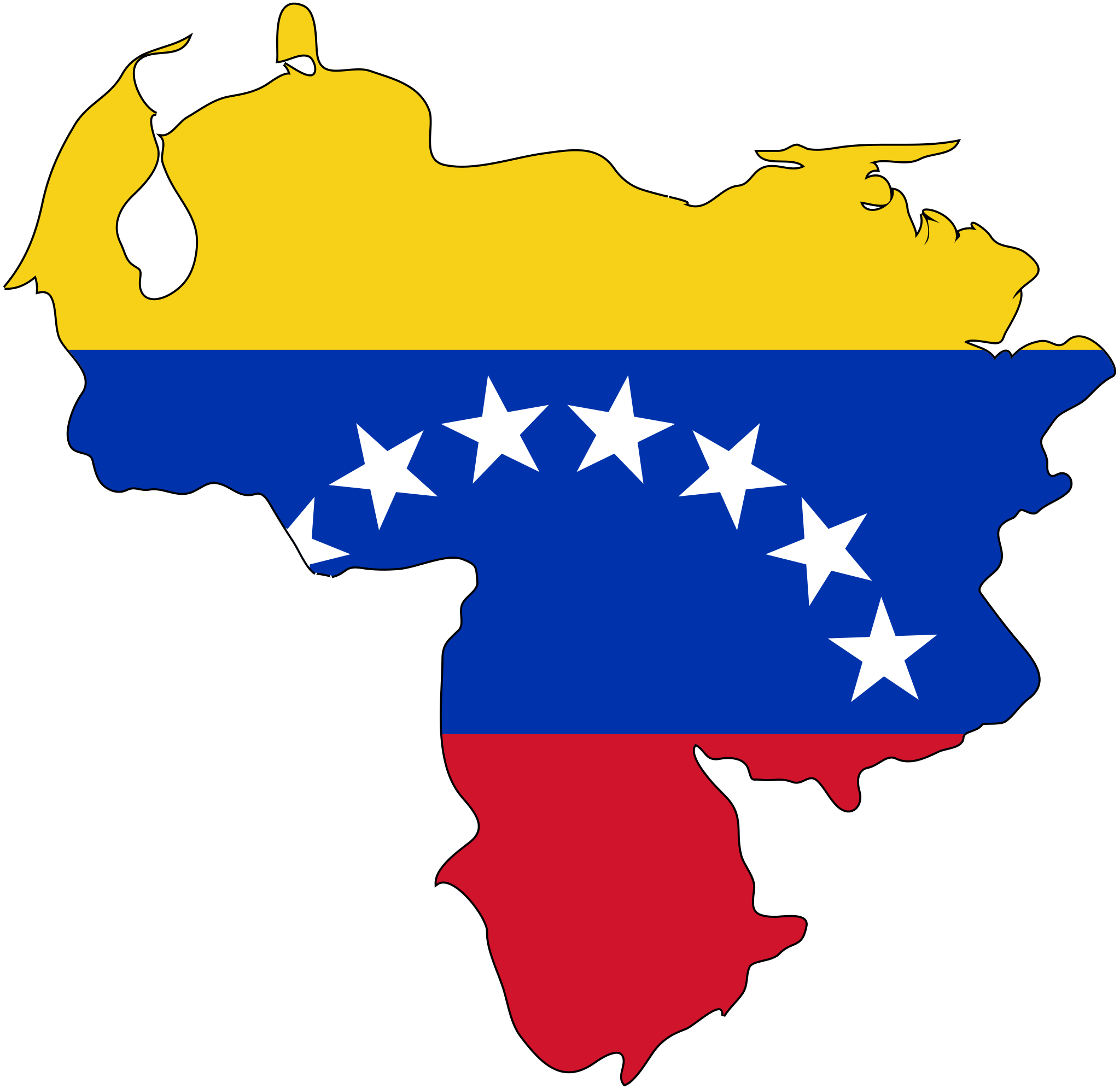 venezuela flag map1